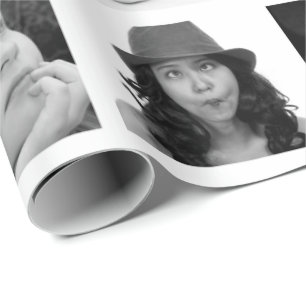 Skapa din egen 10-foto-kollage med gift presentpapper