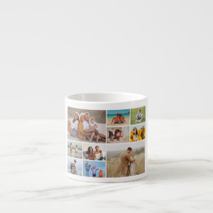 Skapa din egen 10-fotokollage espressomugg