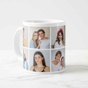 Skapa din egen 10-fotokollage jumbo mugg