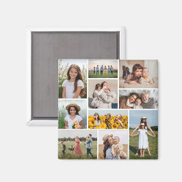 Skapa din egen 10-fotokollage magnet
