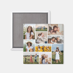 Skapa din egen 10-fotokollage magnet