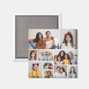 Skapa din egen 10-fotokollage magnet