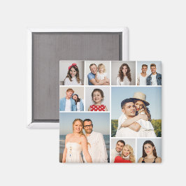 Skapa din egen 10-fotokollage magnet