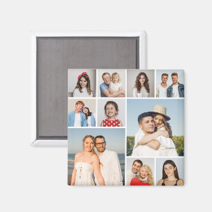 Skapa din egen 10-fotokollage magnet
