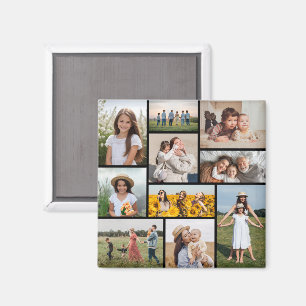 Skapa din egen 10-fotokollage magnet