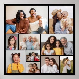 Skapa din egen 10-fotokollage poster