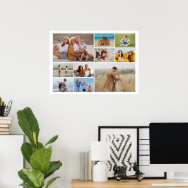 Skapa din egen 10-fotokollage poster