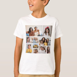 Skapa din egen 10-fotokollage t shirt