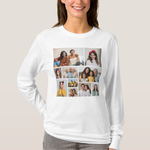 Skapa din egen 10-fotokollage t shirt