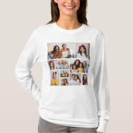 Skapa din egen 10-fotokollage t shirt