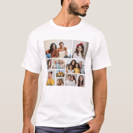 Skapa din egen 10-fotokollage t shirt