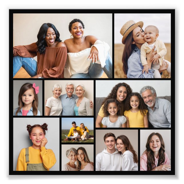 Skapa din egen 10-fotomakning - utvidgning fototryck (Framsidan)