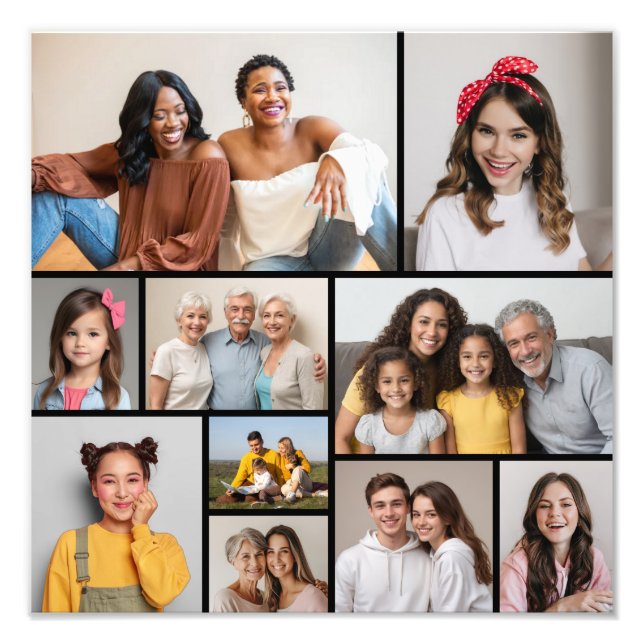 Skapa din egen 10-fotomakning - utvidgning fototryck (Framsidan)