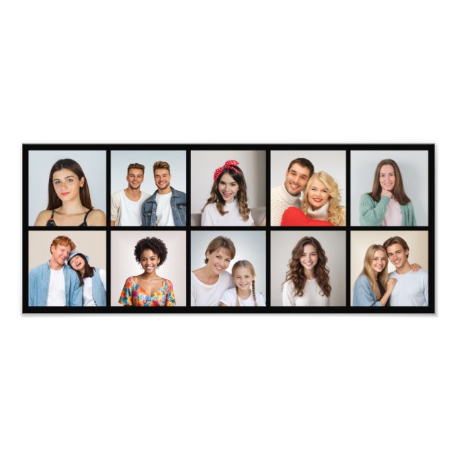 Skapa din egen 10-fotomakning - utvidgning fototryck (Framsidan)