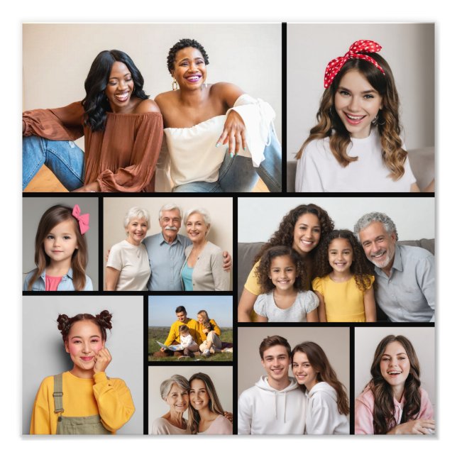 Skapa din egen 10-fotomakning - utvidgning fototryck (Framsidan)