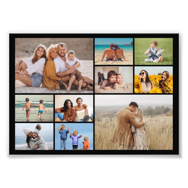 Skapa din egen 10-fotomakning - utvidgning fototryck (Framsidan)