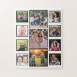 Skapa din egen 11-familjs Photo Collage White Pussel<br><div class="desc">Familjefotosamlingspussel för att anpassa med 11 favoritfoton.</div>