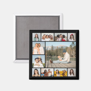 Skapa din egen 11-foto collage magnet