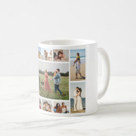 Skapa din egen 11 fotokollage kaffemugg