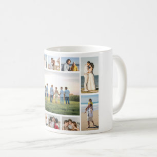 Skapa din egen 11 fotokollage kaffemugg