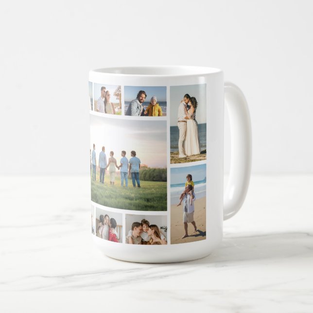 Skapa din egen 11-fotokollage kaffemugg (Framsida höger)
