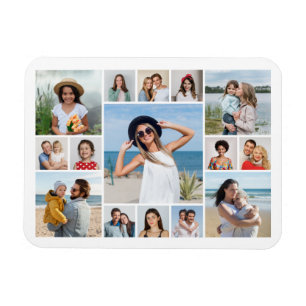 Skapa din egen 11 fotokollage magnet