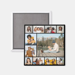 Skapa din egen 11 fotokollage magnet