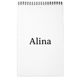 Skapa din egen 11" x 7" enkel sida Liten Svart Kalender