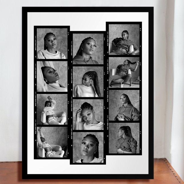 Skapa din egen 12-foto collage Chic filmremsa Poster (Skapare uppladdad)
