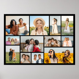 Skapa din egen 12-fotocollage poster