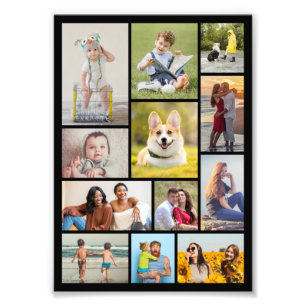Skapa din egen 12 fotofotomakning - utvidgning fototryck