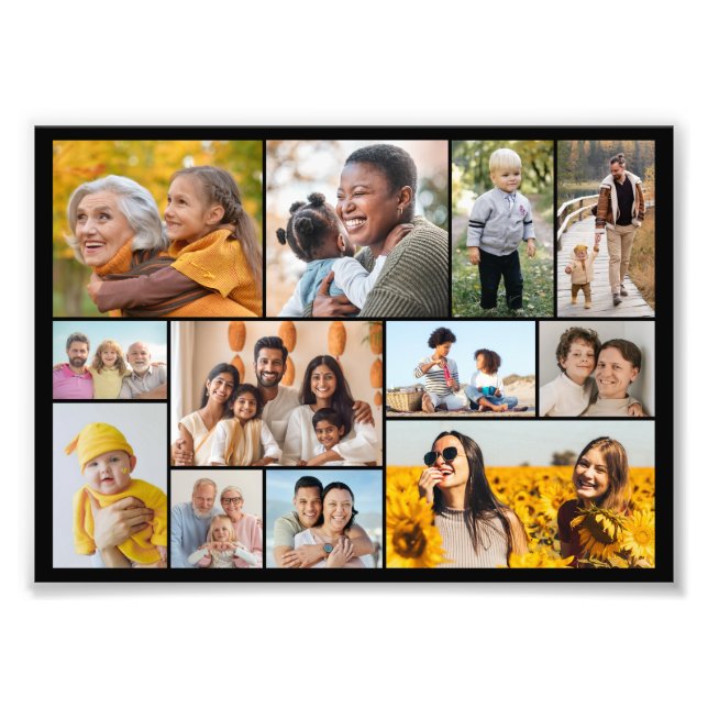 Skapa din egen 12 fotofotomakning - utvidgning fototryck (Framsidan)