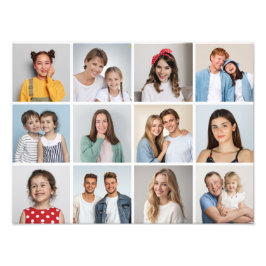 Skapa din egen 12 fotofotomakning - utvidgning fototryck