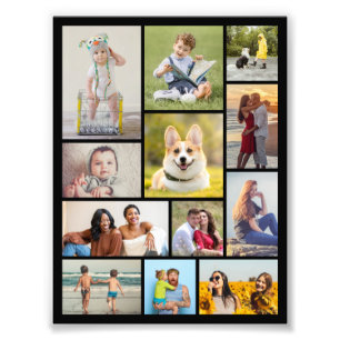 Skapa din egen 12 fotofotomakning - utvidgning fototryck