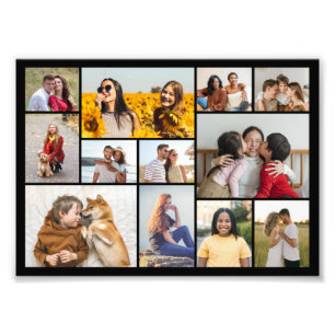Skapa din egen 12 fotofotomakning - utvidgning fototryck
