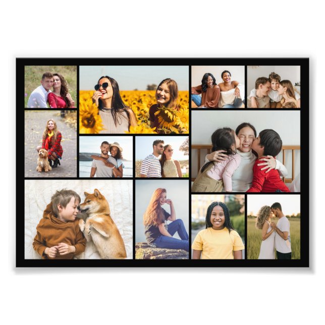 Skapa din egen 12 fotofotomakning - utvidgning fototryck (Framsidan)