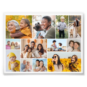Skapa din egen 12 fotofotomakning - utvidgning fototryck