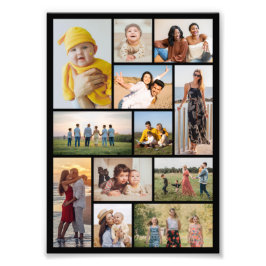 Skapa din egen 12 fotofotomakning - utvidgning fototryck