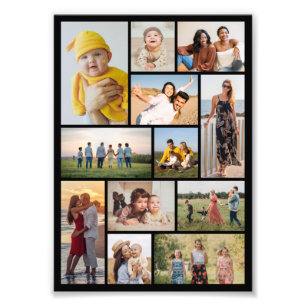 Skapa din egen 12 fotofotomakning - utvidgning fototryck