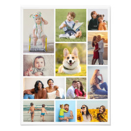 Skapa din egen 12 fotofotomakning - utvidgning fototryck