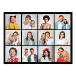Skapa din egen 12 fotofotomakning - utvidgning fototryck