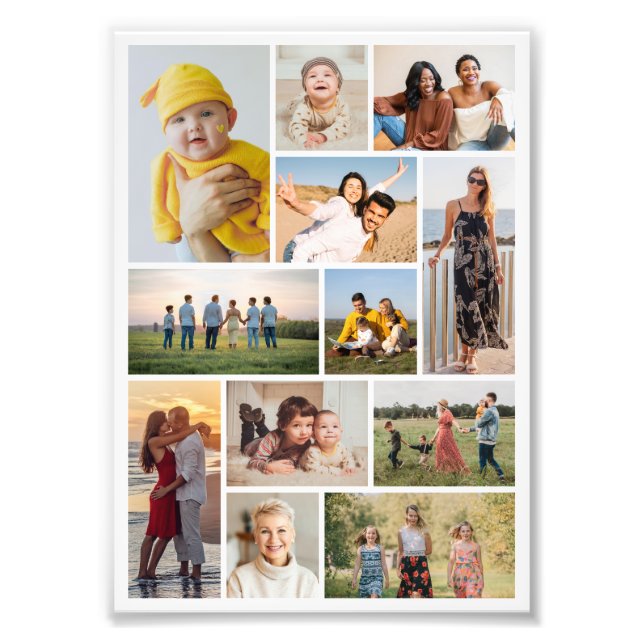 Skapa din egen 12 fotofotomakning - utvidgning fototryck (Framsidan)