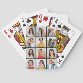 Skapa din egen 12-fotokollage casinokort