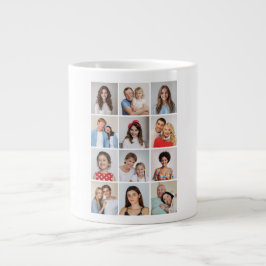 Skapa din egen 12-fotokollage jumbo mugg