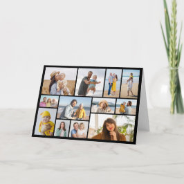 Skapa din egen 12-fotokollage, mappad Hälsning Kort