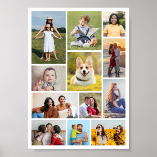 Skapa din egen 12-fotokollage poster