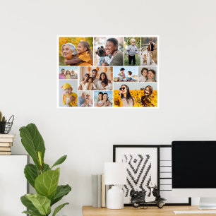 Skapa din egen 12-fotokollage poster
