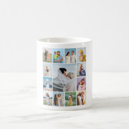 Skapa din egen 13 fotokollage kaffemugg