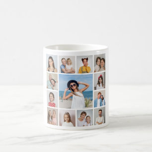 Skapa din egen 13 fotokollage kaffemugg