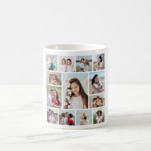 Skapa din egen 13 fotokollage kaffemugg